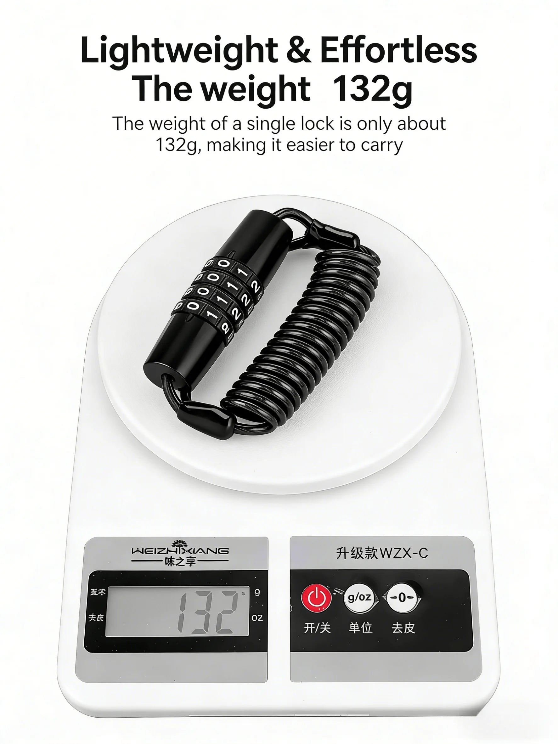 Helmet anti-theft combination lock for bicycles bicycle lock motorcycles and mountain bikes - steel cable combination lock