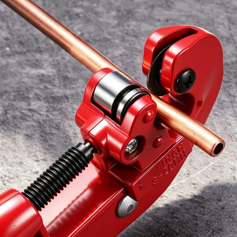 Multi-Size Tubing Flaring Tool Kit – Brake Line Tools – 3/16" 1/4" 5/16" 3/8" 1/2" Copper and Aluminium Brake Fuel Line and HVAC Flaring Tool – Red – $48