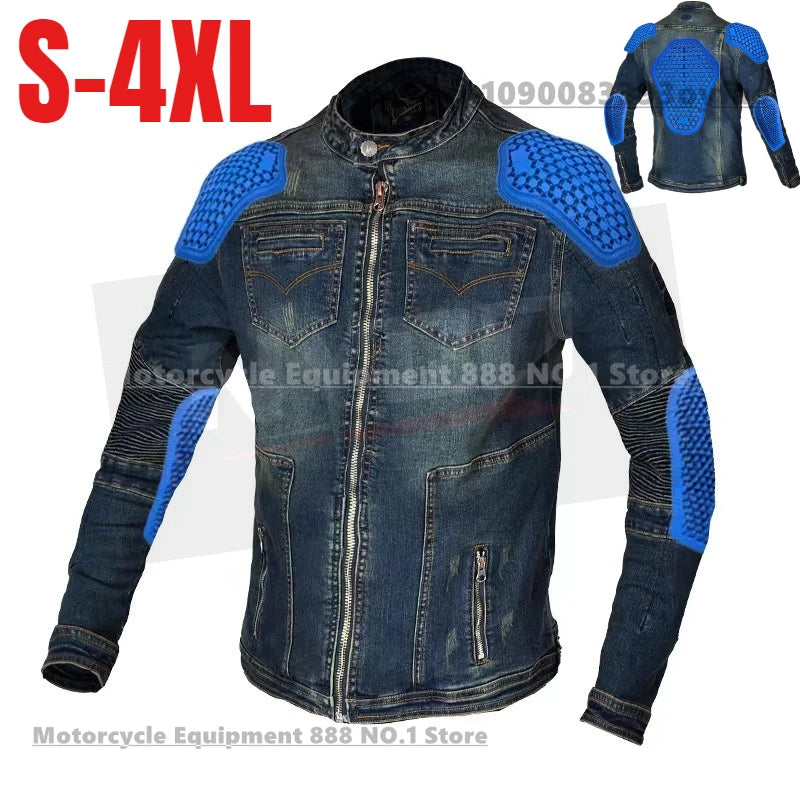 Protective Motorcycle Denim Jacket
