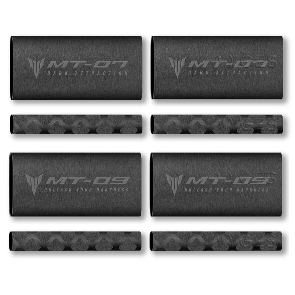 Yamaha MT-03 / MT-07 / MT-09 / MT-10 / MT-125 Heat Shrinkable Handlebar Grip Cover – Brake & Clutch Lever Sleeve – 6 Variants – $16