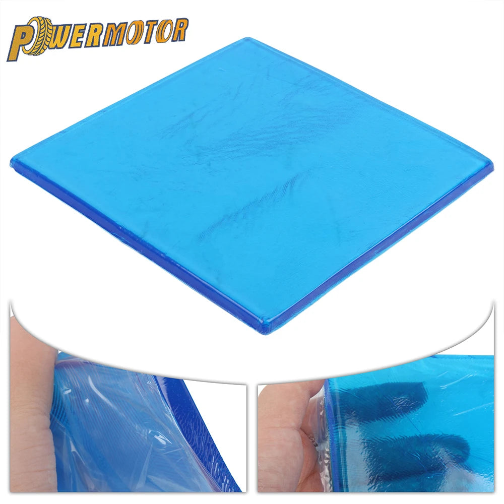 Motorcycle Gel Pad Seat Cushion Shock Absorption Mats Pad Reduce Fatigue Comfortable Soft Cushion Cool DIY Motorbike Seat