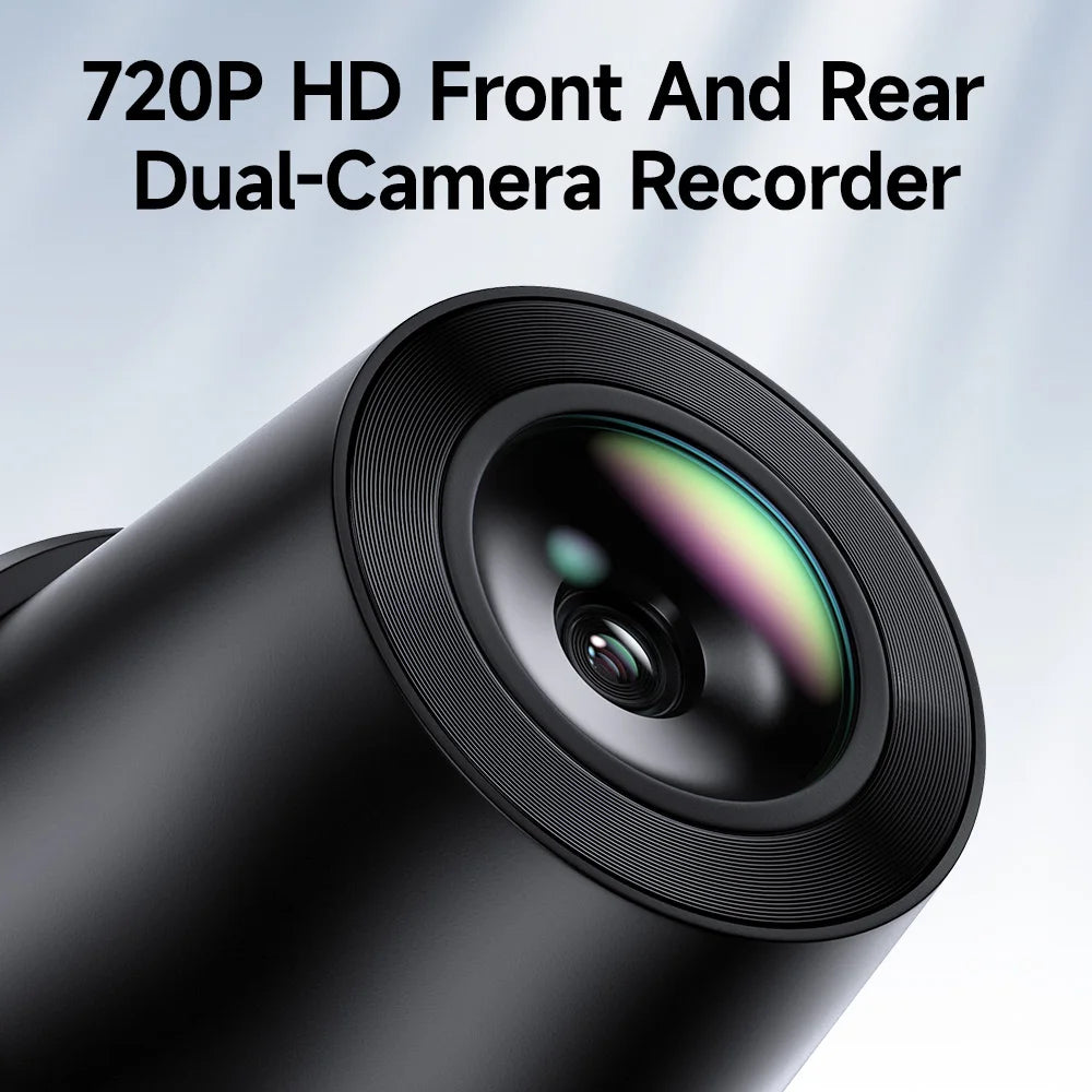 JIUYIN Dual Lens Motorcycle Dash Cam 720P/1080P Front & Rear Waterproof WiFi Night Vision Loop Recording Motorcycle Camera DVR Black Box G-Sensor
