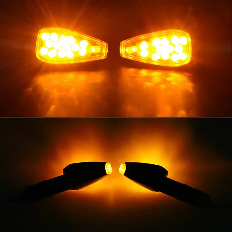 LED Turn Signal Bulbs – 12V Amber 10mm Universal Motorcycle Indicator