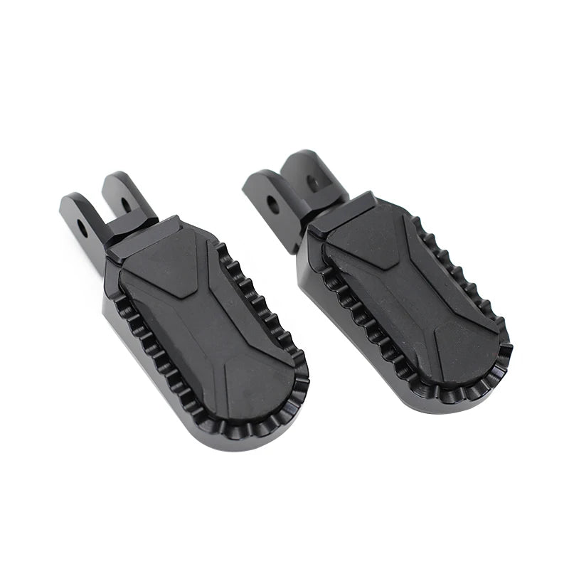 BMW F750GS F850GS F850GS Adventure 2018–2023 Adjustable Front & Rear Foot Pegs – Aluminum + Rubber – Silver or Black – Fixed or 360° Adjustable – $77–$97