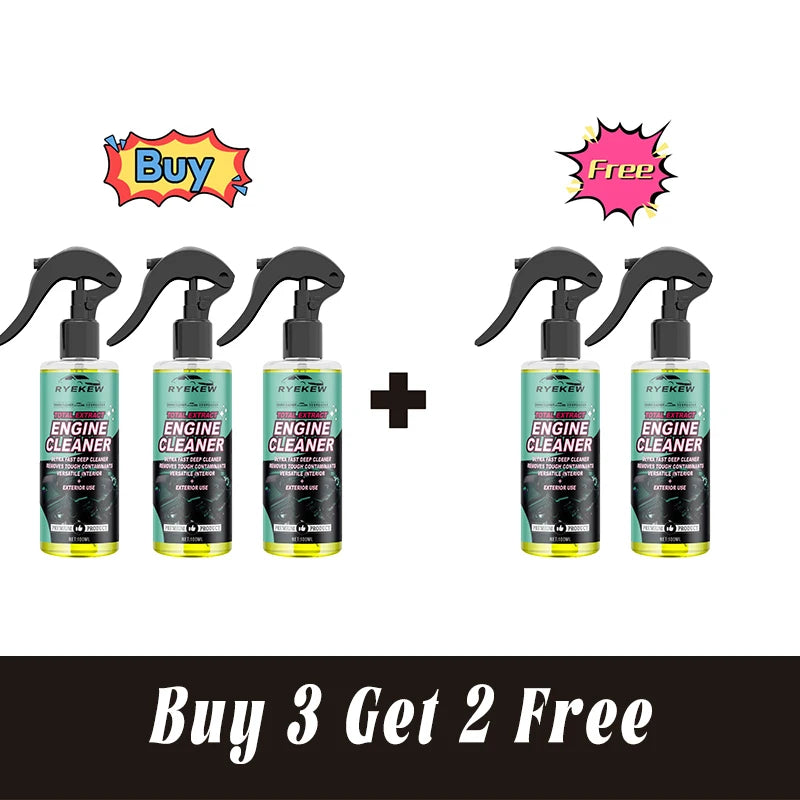 Car Engine Bay Cleaner and Automobile