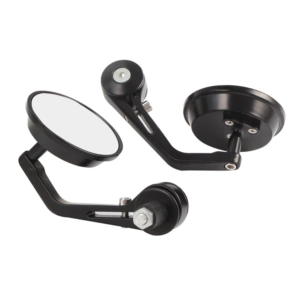 Round 7/8" Handlebar Aluminum Alloy Motocycle Rearview Mirrors Moto End Motor Side Mirrors Motorcycle Cafe Racer Accessories