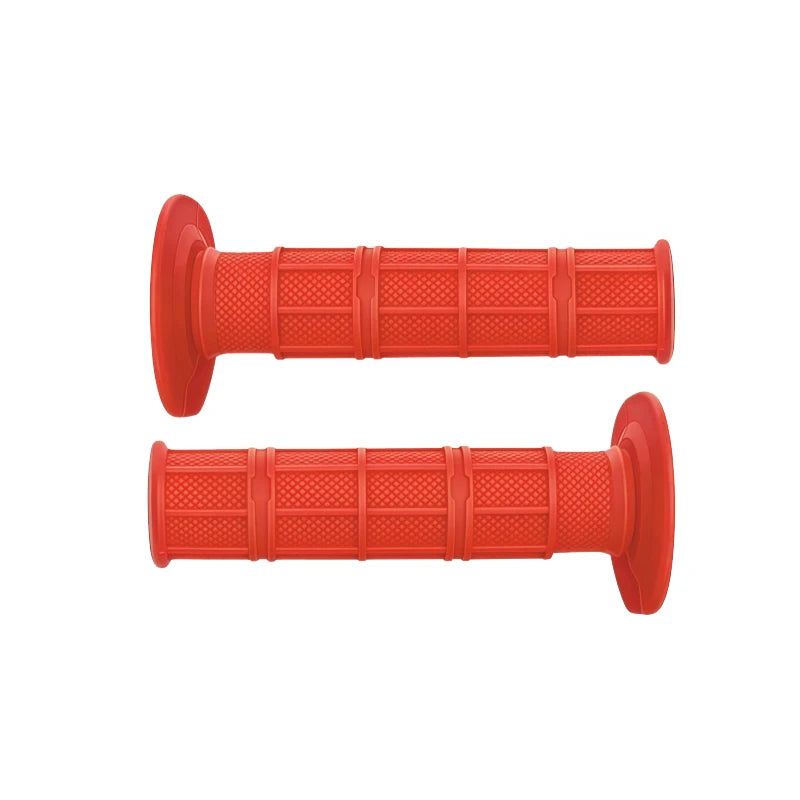 fastcozy Universal Motorcycle Handlebar Grips 7/8" Left 22mm Right 24mm Non-Slip Soft Rubber Modification Moto Handles for Honda Suzuki Ducati Benelli Dirt Bike Motocross – 7 Colors (1 Pair)
