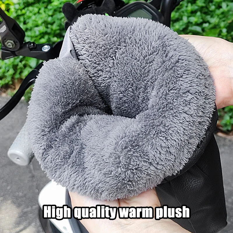 PU Handlebar Muffs Black – Style A or B