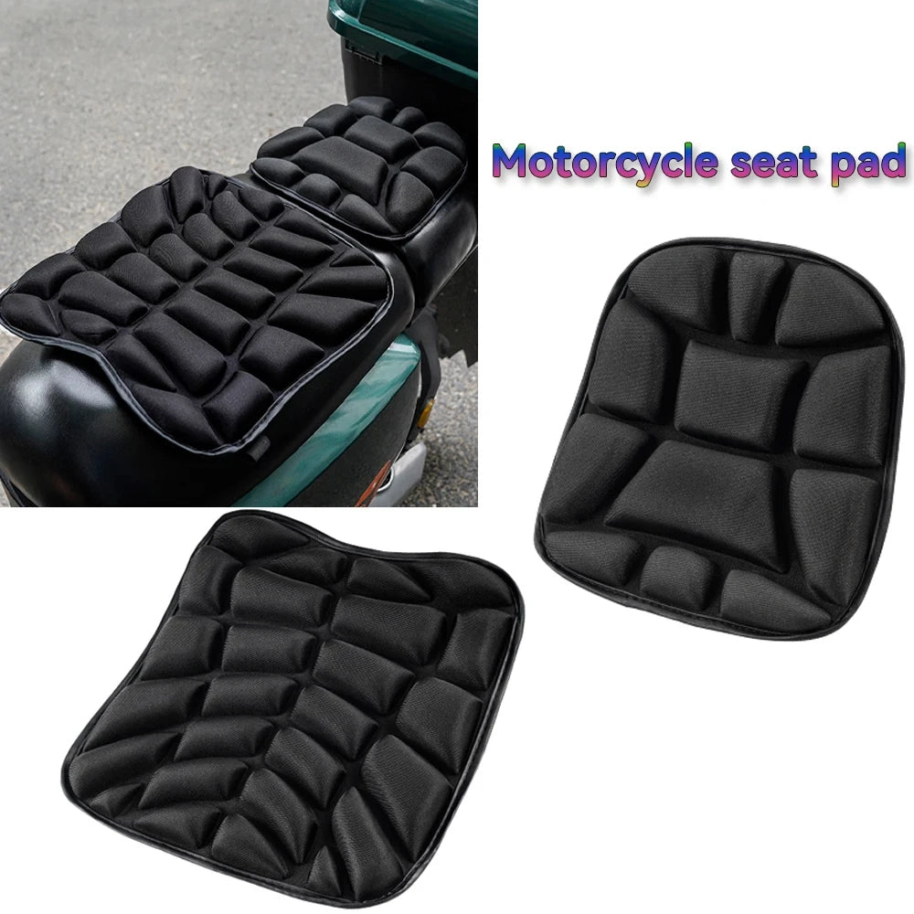 Motorcycle Seat Cushion – 3D Comfort Gel Pad Breathable Seat Cover