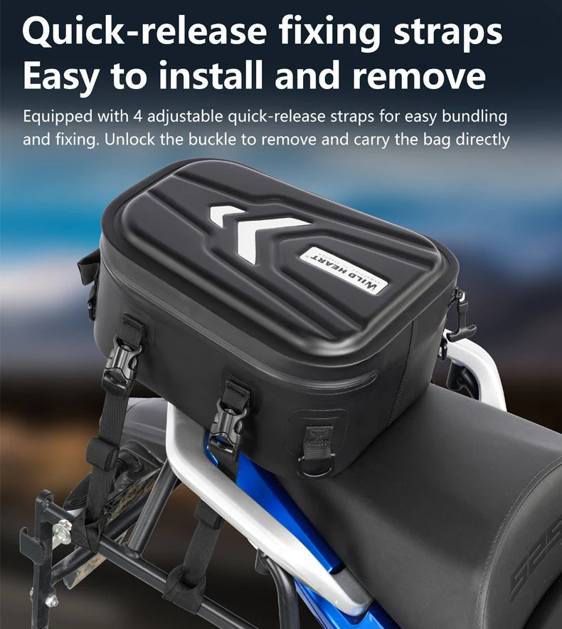 Motorcycle Backpack – Waterproof Multi-Function Rider Storage Bag