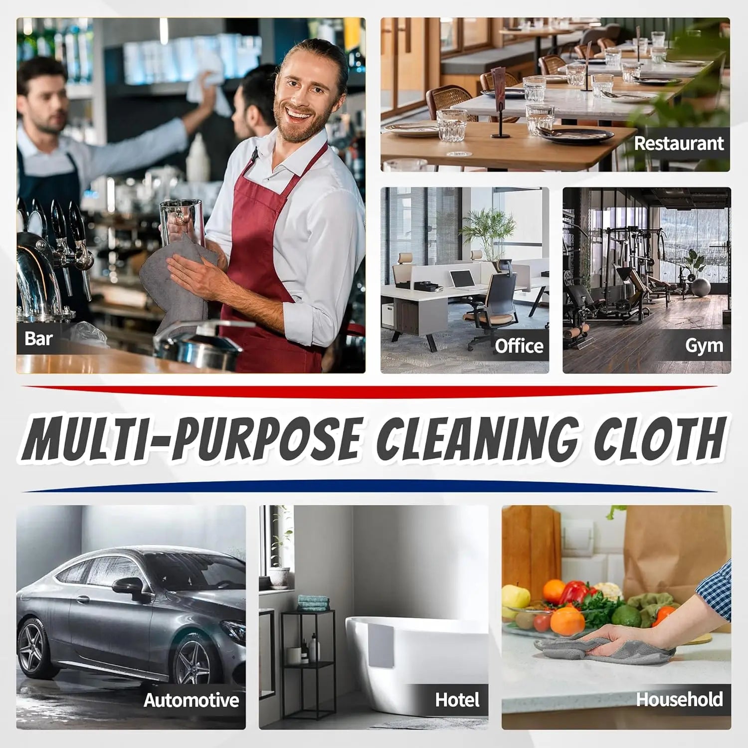 Thickened Microfiber Cleaning Cloths