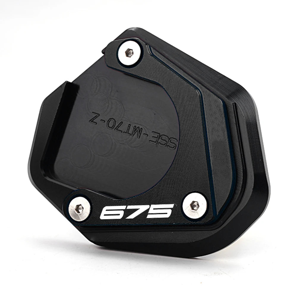 Motorcycle For CFMOTO 675NK 675SR 675SS 675SR-R CF 675 NK SR SS SR-R Aluminum Side Stand Kickstand Enlarger Plate Extension Pad – ZEXDDI CNC Aluminum 6061 Gold Black Sky Blue Blue Grey