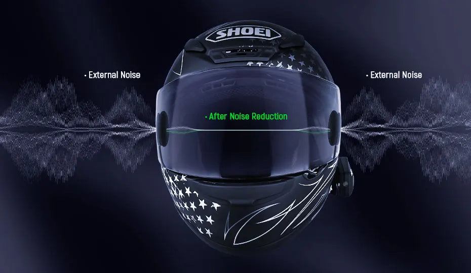 LEXIN B4FM-X Motorcycle Bluetooth Intercom – 10-Rider Music Sharing