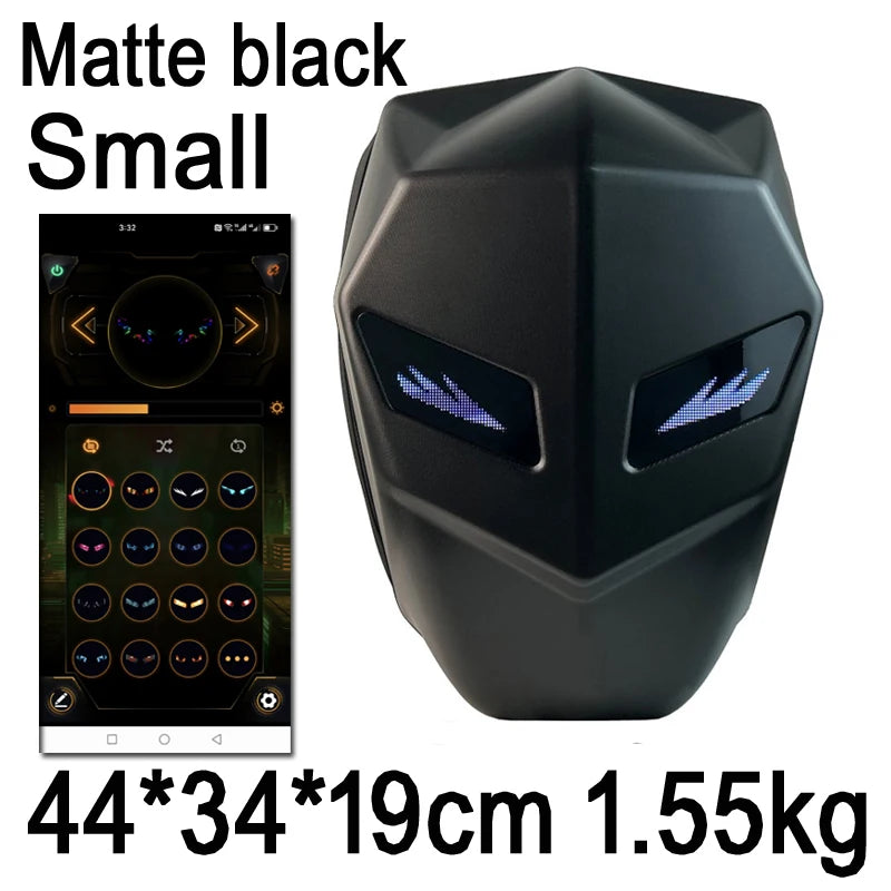 Motorcycle Backpack – NR Spark L E D Eyes Hard Shell Waterproof Helmet Bag