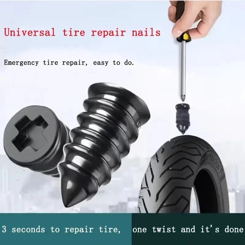 10 / 15pcs Mixed Rubber Tire Repair Nails – Small and Large – Car Motorcycle Truck Tubeless – $14