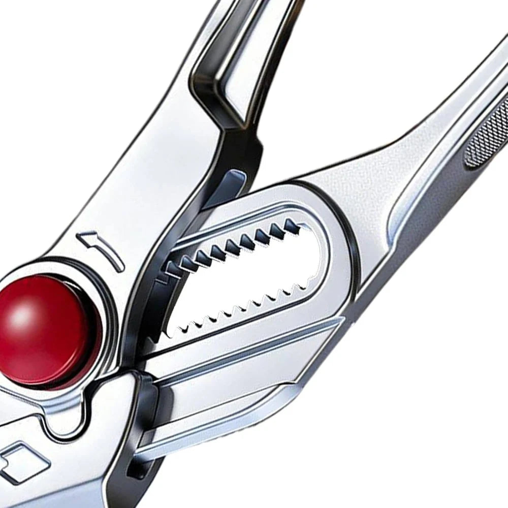 4-Inch Mini Pliers Wrench – Brake Caliper Tools – Rust-Resistant Electroplated Smooth Parallel Jaws Non-Slip Grooved Handle Alloy Steel – Black / Silver – $32