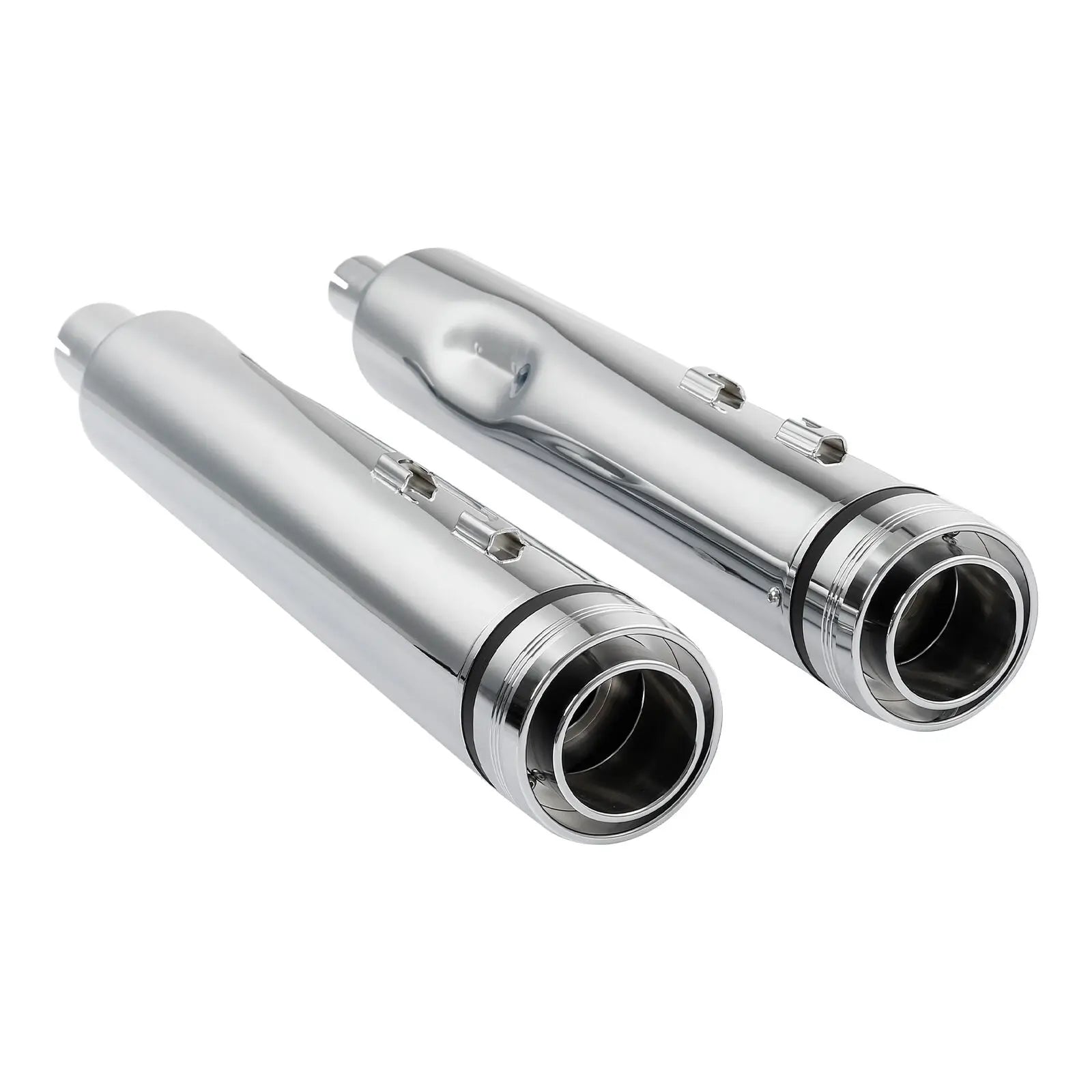 4.33" Megaphone Slip-On Exhaust Pipes For Harley Touring Street Electra Glide Road King 2017-2025 Motorcycle