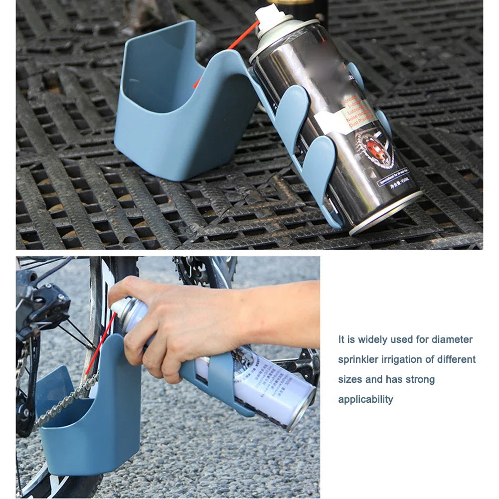 4-in-1 Motorcycle & Bicycle Chain Cleaning Kit – Oil Storage Box Anti-Spray Chain Scrubber & Lubrication Tool – Blue – from $8