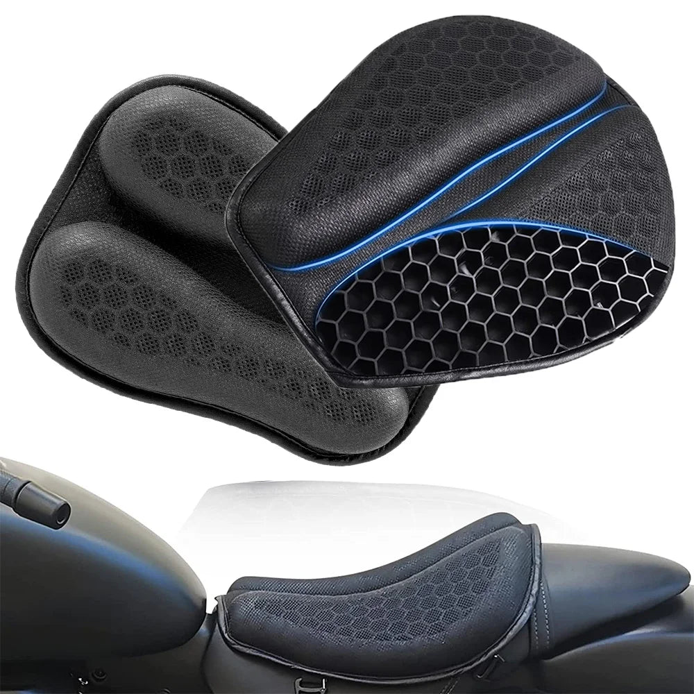 Motorcycle Seat Cushion – 3D Honeycomb Gel Pad Anti-Slip