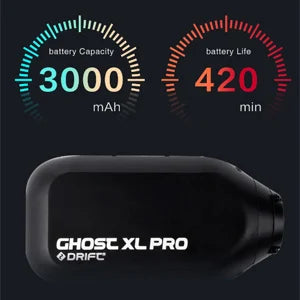 Drift Ghost XL PRO 4K WiFi IPX7 Waterproof Motorcycle Camera Helmet Cam 140° 300° Lens 3000mAh Live Stream Vlog Dash Cam Motorcycle Camera for Motorcycle Bicycle Outdoor