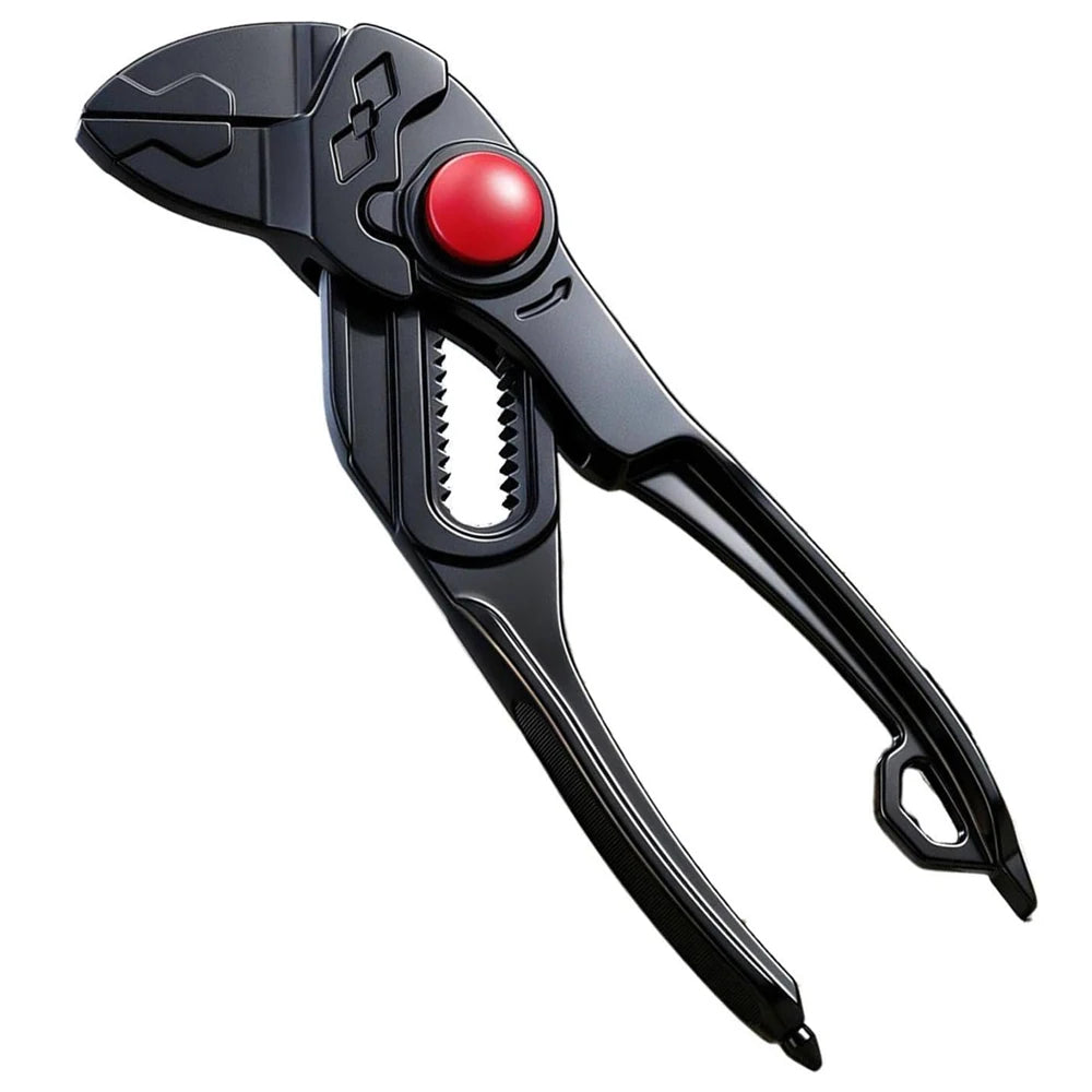 4-Inch Mini Pliers Wrench – Brake Caliper Tools – Rust-Resistant Electroplated Smooth Parallel Jaws Non-Slip Grooved Handle Alloy Steel – Black / Silver – $32