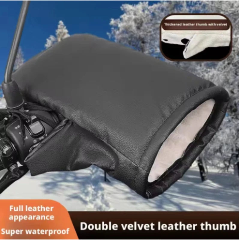 CORNING Handlebar Muffs PU Winter Black