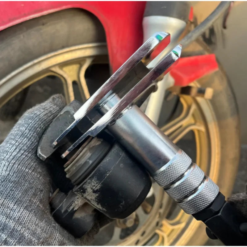 Heavy Duty Motorcycle Brake Caliper Spreader Tool – Brake Pad Tools – Compression Tool for Most Vehicle Brake Discs – Universal – $56