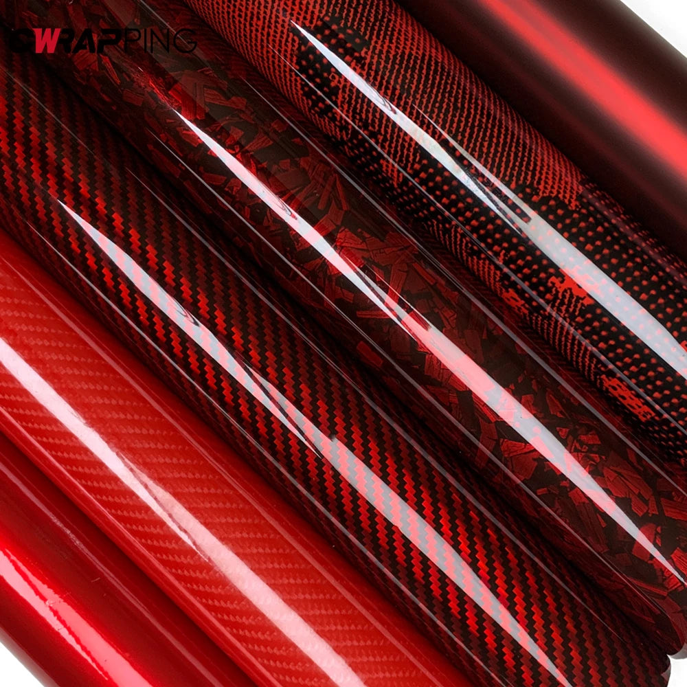 Decorative Vinyl Wrap Film 150cm – Python Camouflage / Carbon Fiber / Auroral Red / Matte Dark Red – Anti-Scratch Waterproof Self-Adhesive PVC – Car Motorcycle Helmet – 10–50cm Wide – $7–46