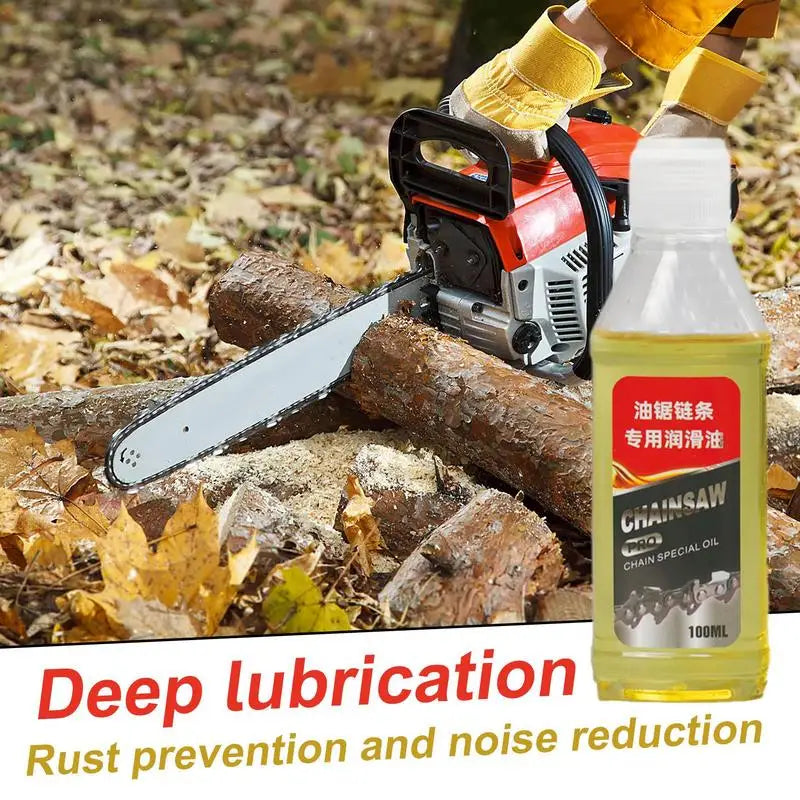 Motorcycle & Garden Chain Lubricant Oil 100ml – Anti-Rust Noise-Reducing High-Temp – Chain Saw Hedge Trimmer Bicycle Industrial Chain – $15