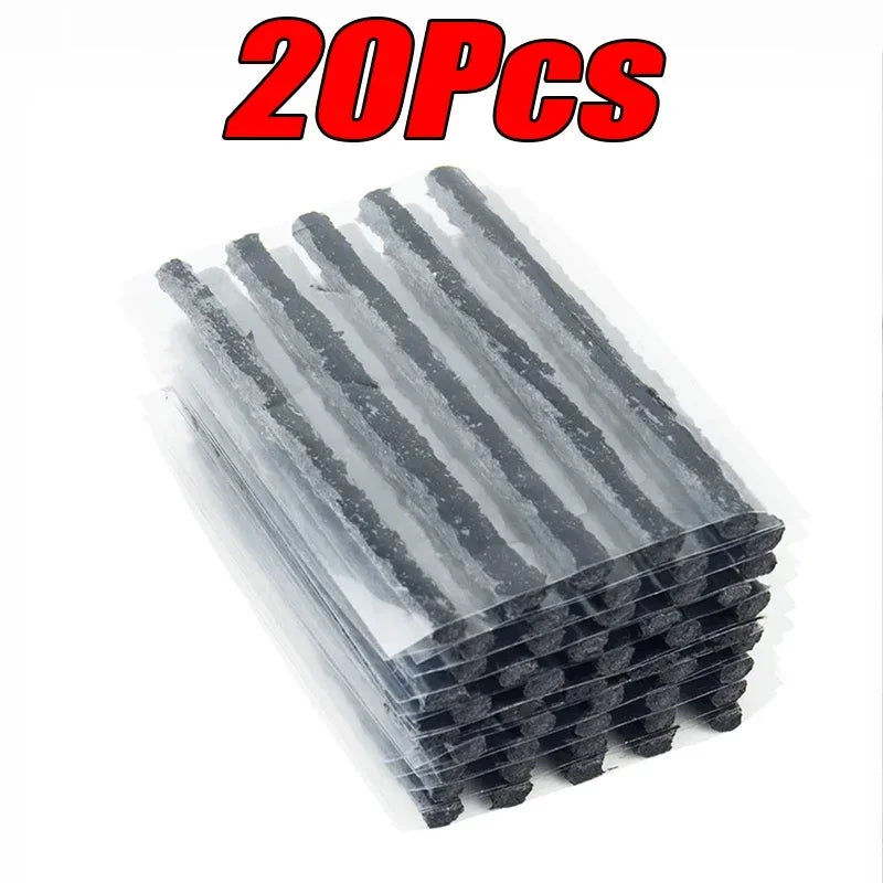 5–50Pcs Tubeless Tyre Puncture Repair Rubber Strips – Car Motorcycle Truck Vacuum Tire Repair – 100×6mm Butyl Rubber – $14