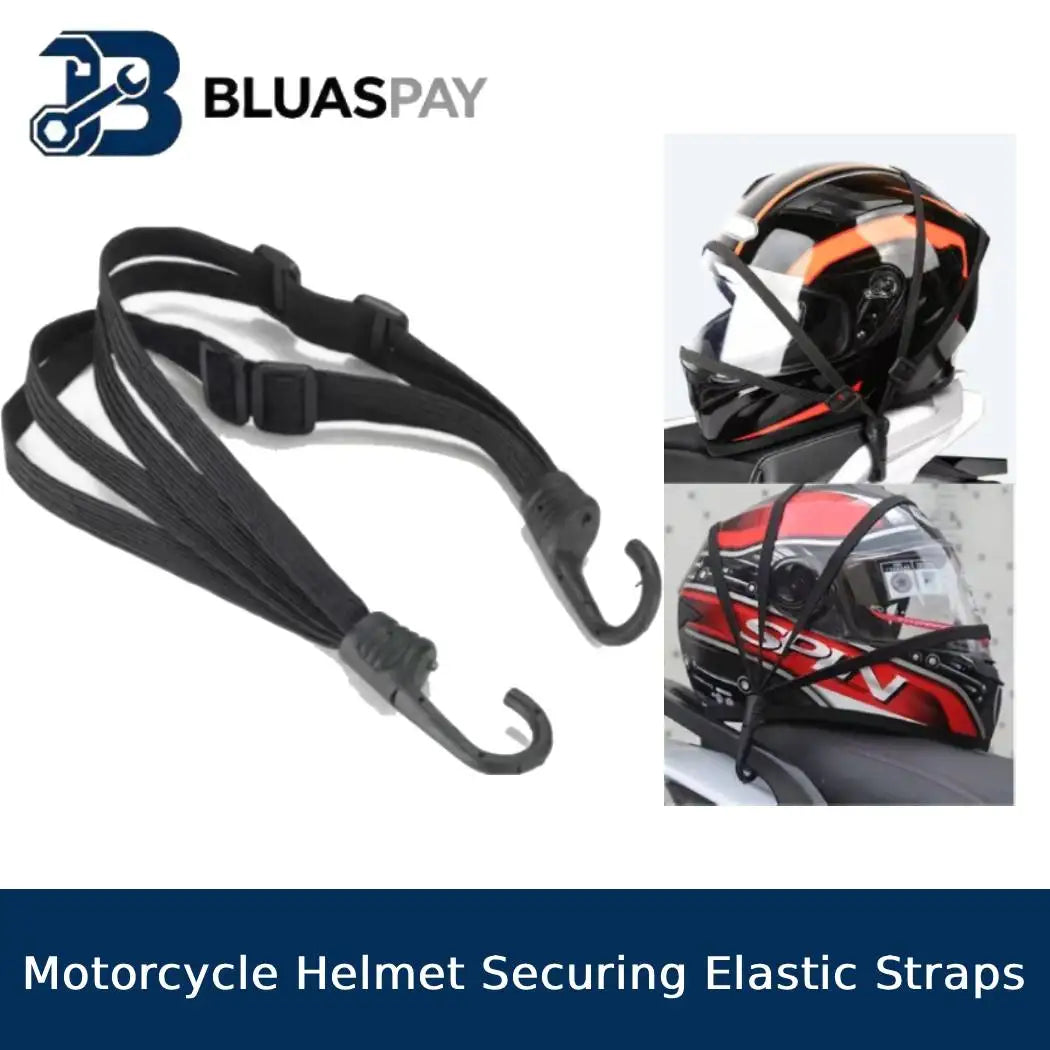 Bungee Straps – Adjustable Elastic Motorcycle Helmet & Luggage Strap