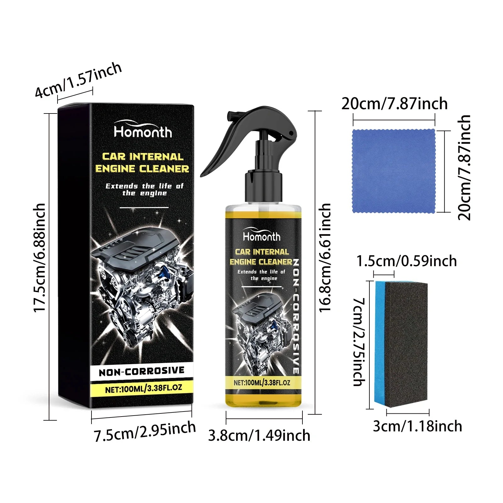 Motorcycle and Car Engine Spray Cleaner