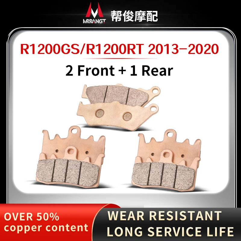 Sintered Metal Brake Pads for BMW R1200GS R1200RT R1250R R1250RT R1250SE R1250LE R1250GS ADV – Brake Pad Tools – Front / Rear – from $18