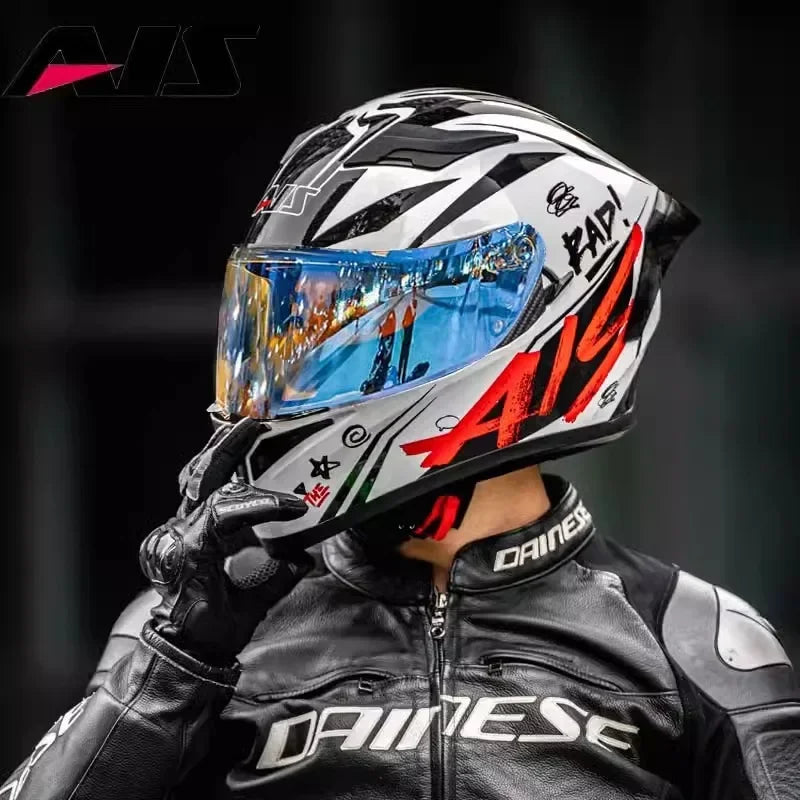 Double Lens Full Face Off Road Racing Helmet