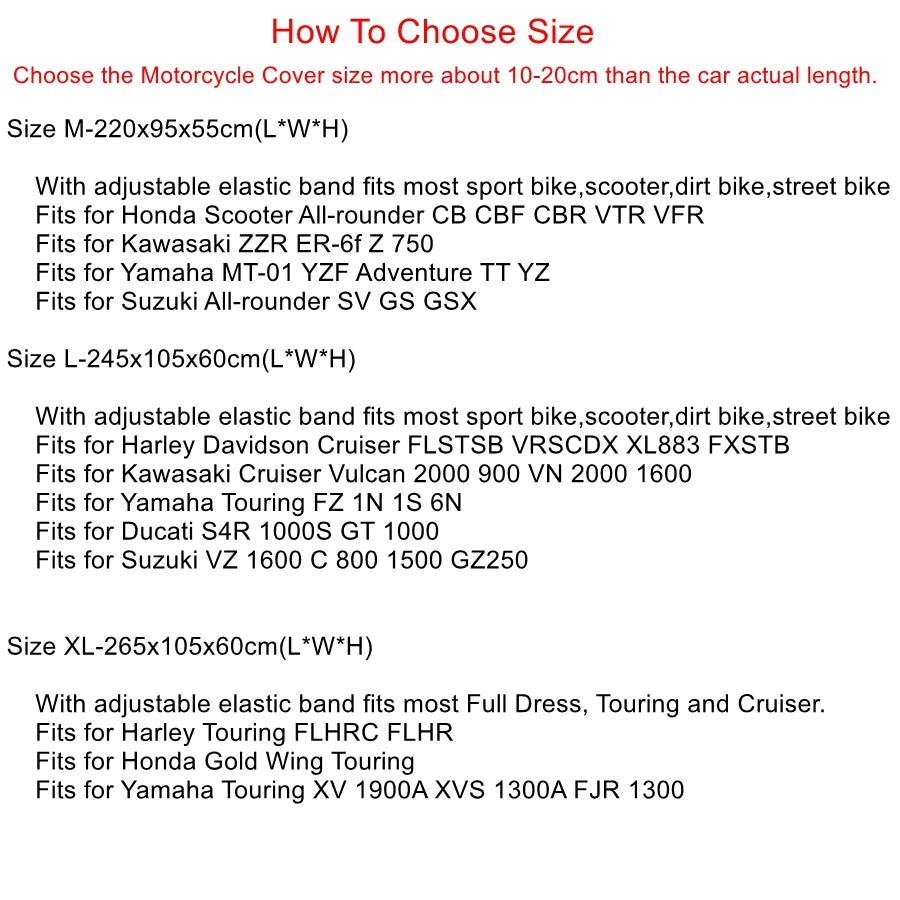 X Autohaux 210T Half Motorcycle Cover Travel Waterproof Outdoor Dustproof Rain Dust Anti UV Motor Scooter Protector Cover M L XL – 210T Polyester PU Silver Adjustable Elastic Band with Carry Bag