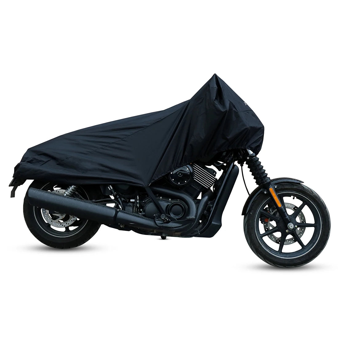 X Autohaux 210T Half Motorcycle Cover Travel Waterproof Outdoor Dustproof Rain Dust Anti UV Motor Scooter Protector Cover M L XL – 210T Polyester PU Silver Adjustable Elastic Band with Carry Bag