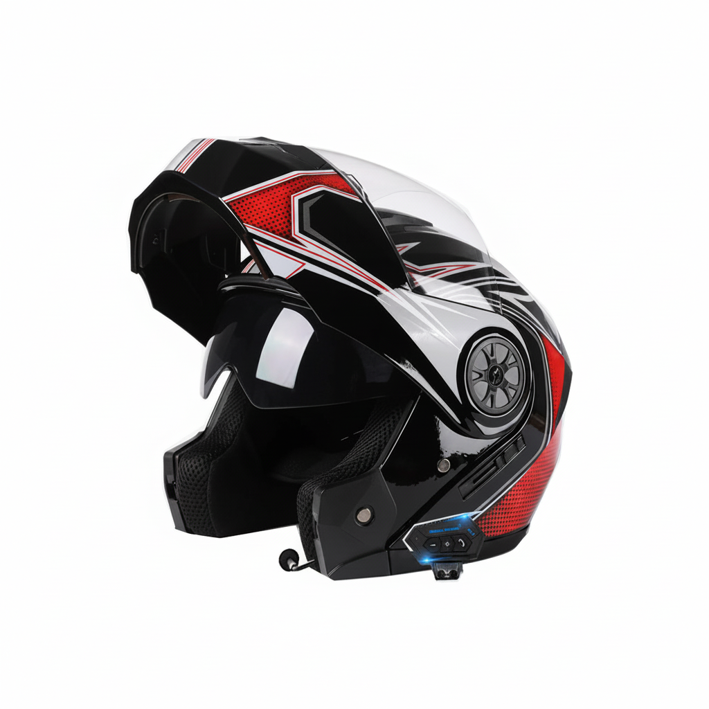 Bluetooth Modular Full Face Motorcycle