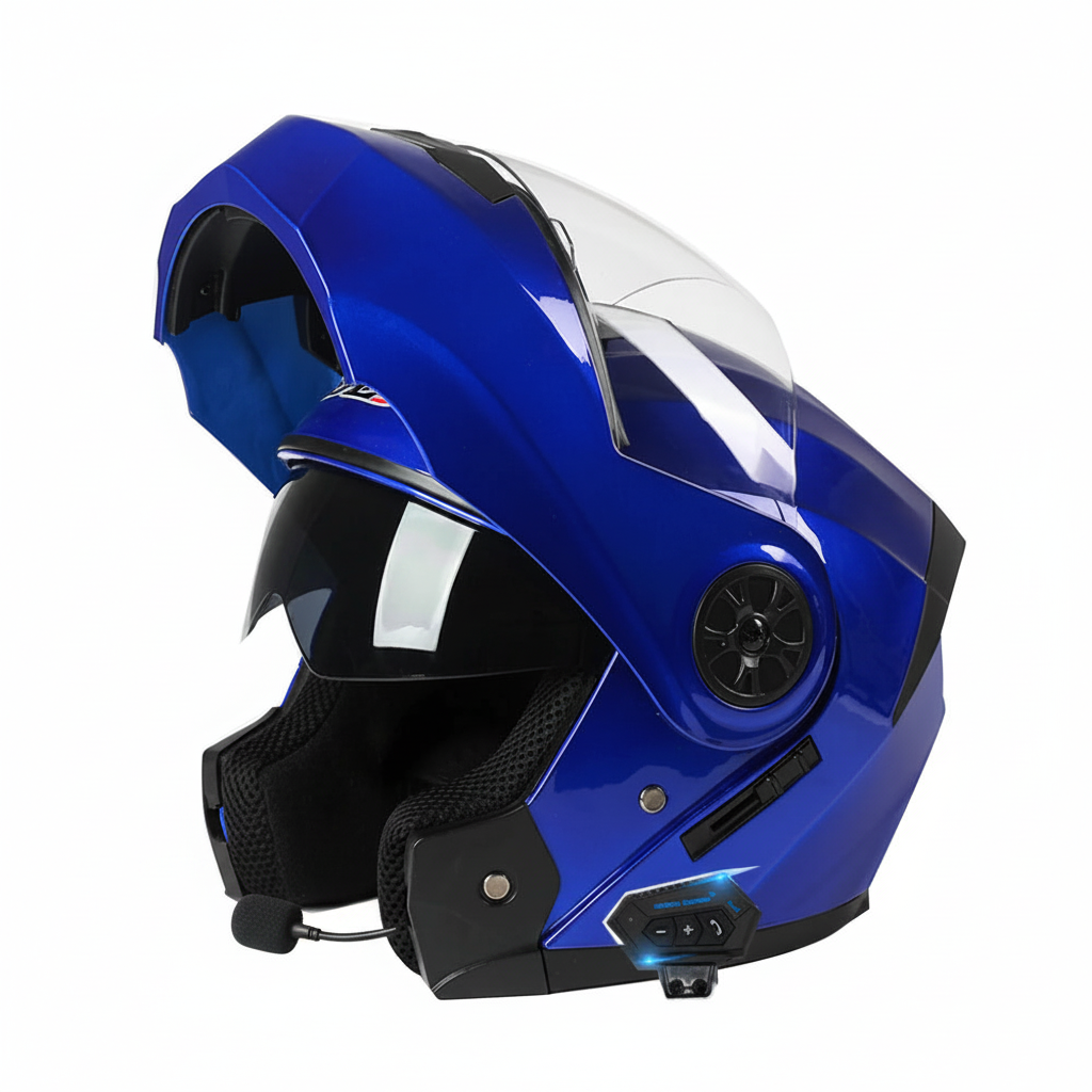 Bluetooth Modular Full Face Motorcycle