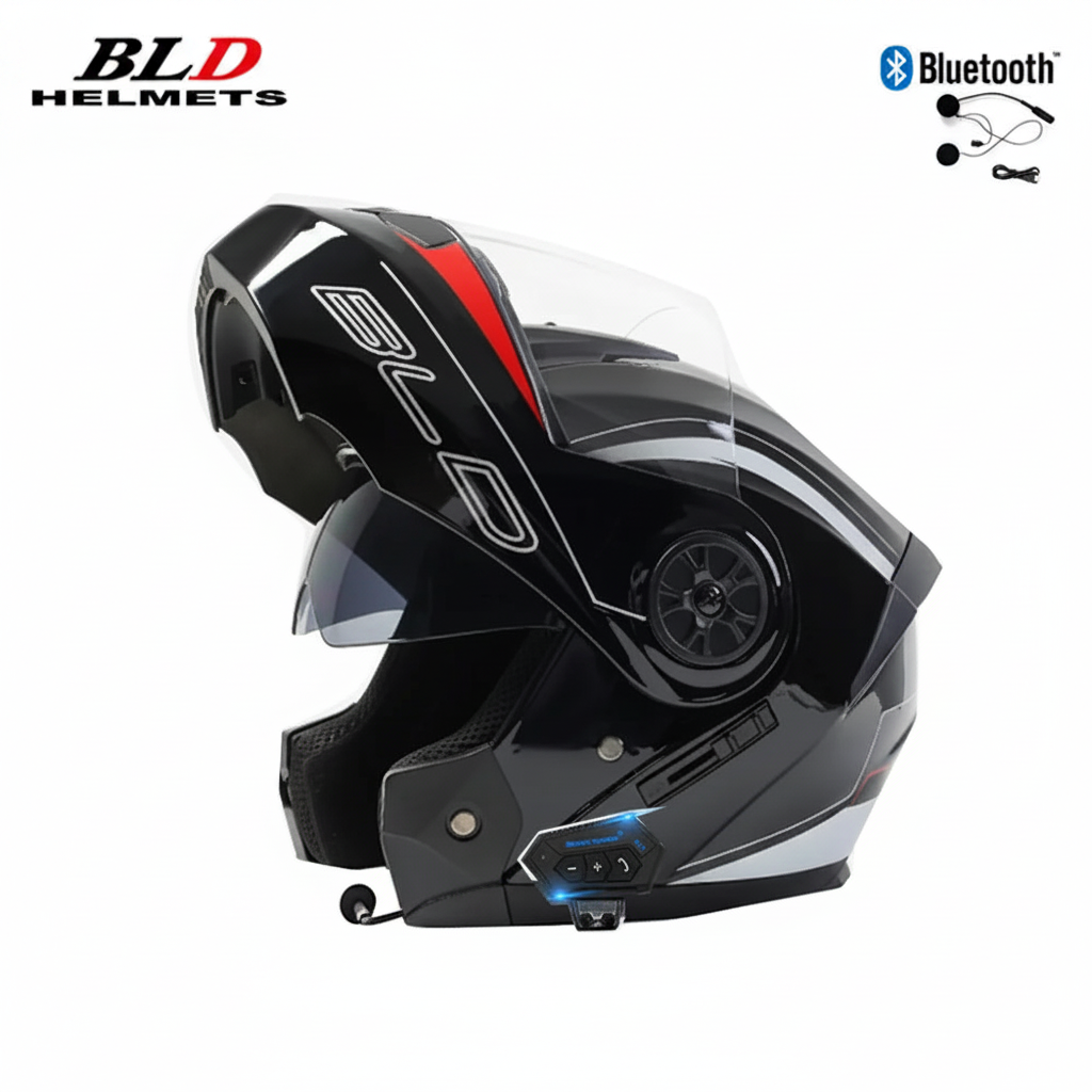 Bluetooth Modular Full Face Motorcycle