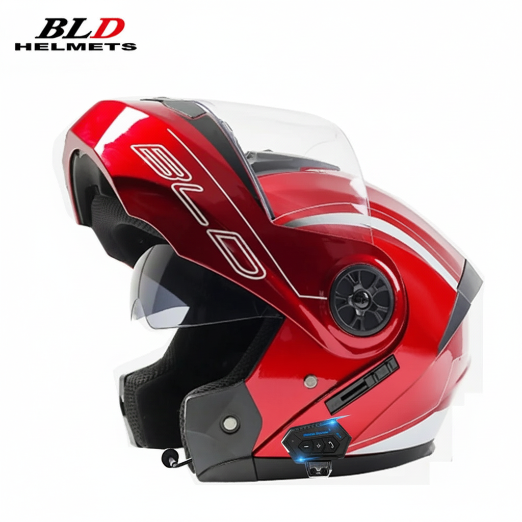 Bluetooth Modular Full Face Motorcycle